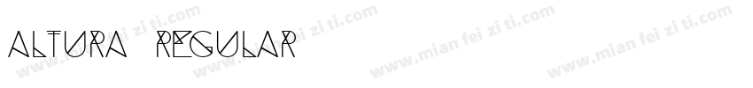 Altura regular字体转换